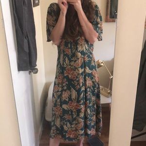 Gorgeous silk floral dress
